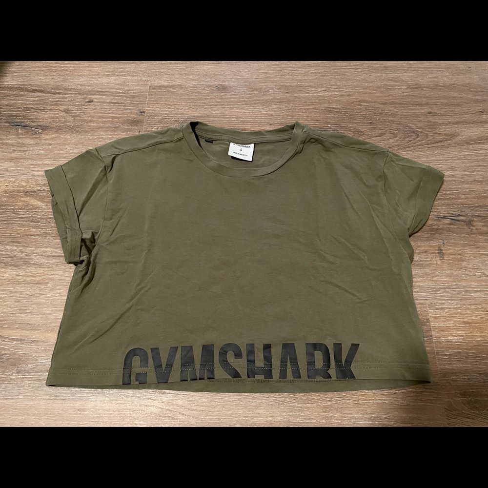 Gymshark Fraction Top in Khaki